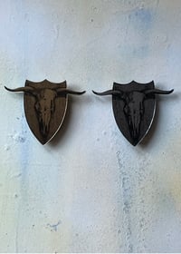 Image 3 of Skull Plaque Brooch