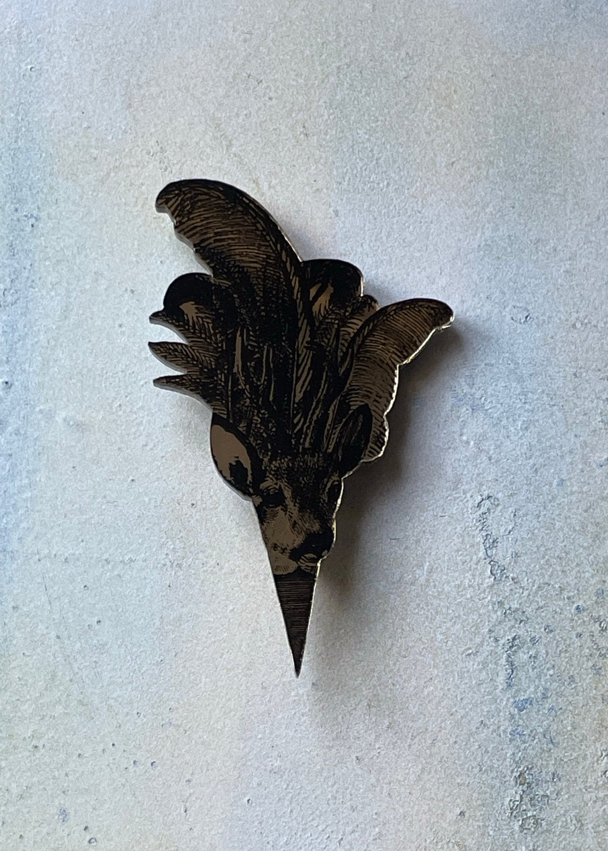 Image of Feather Plume Brooch 