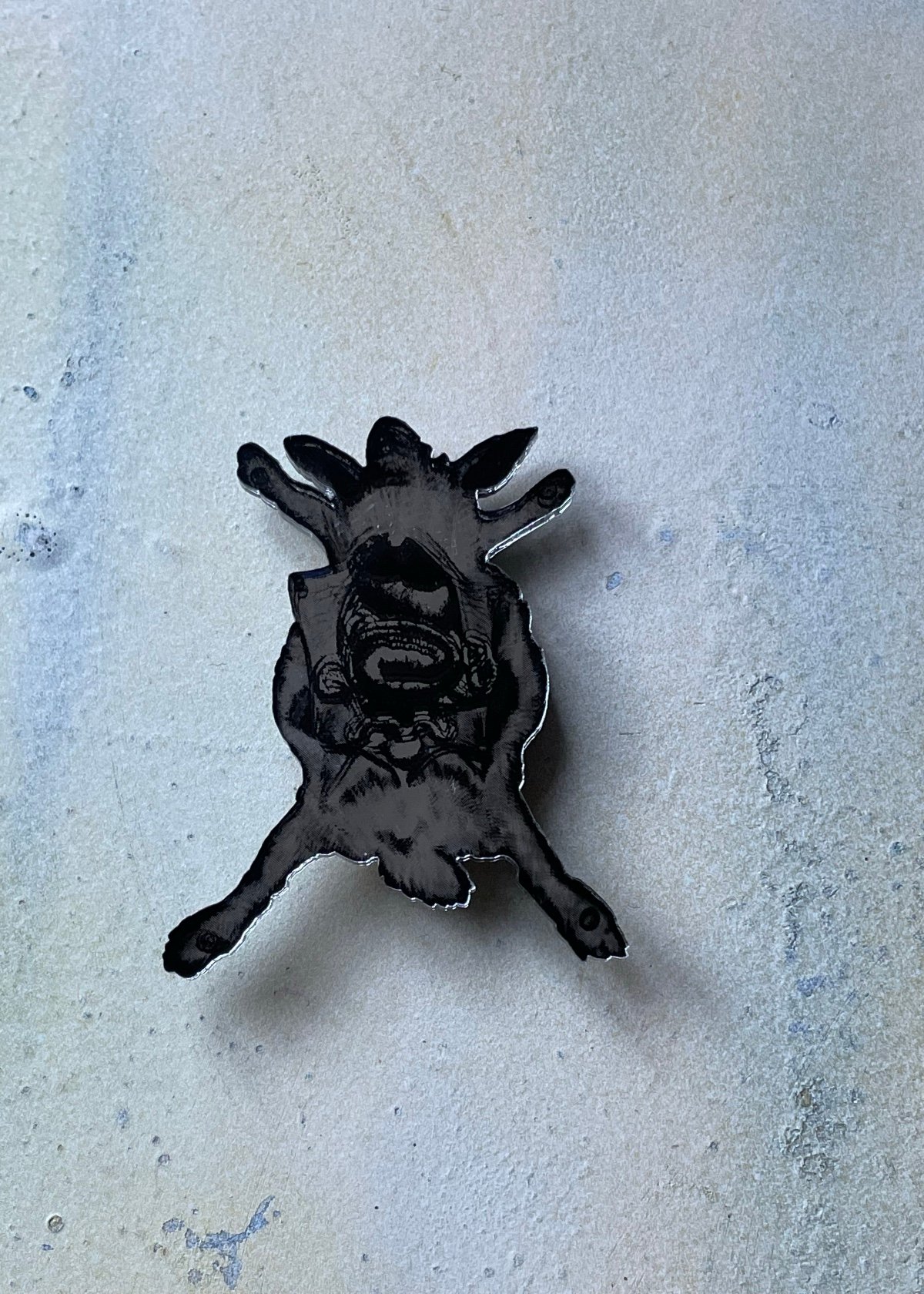 Image of Dissected Bunny Brooch 