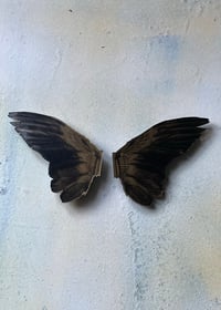 Image 2 of A Pair of Bird Wings Brooches 