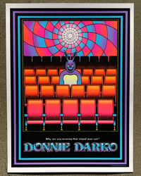 Image 1 of Donnie Darko • 18"x24" fuzzy blacklight poster
