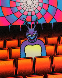 Image 2 of Donnie Darko • 18"x24" fuzzy blacklight poster