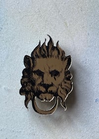Image 1 of Lion Door Knocker Brooch