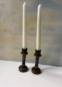 Image 1 of Vintage Brass Candlesticks