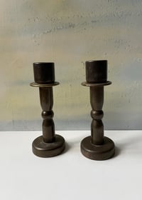 Image 3 of Vintage Brass Candlesticks