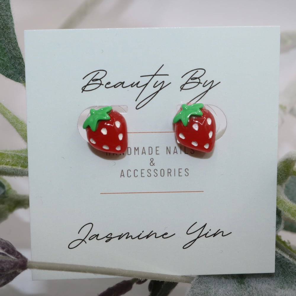 Image of Strawberry Stud Earring