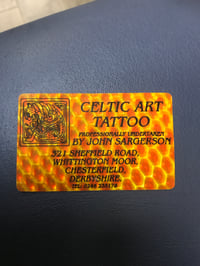 Image 1 of John Sargerson at Celtic Art Tattoo studio in Derbyshire