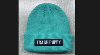 Image 2 of Aqua Trash Puppy Beanie 