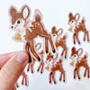 Retro Deer Sticker