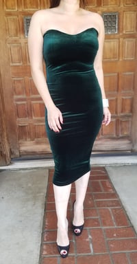 Image 3 of Leslie Velvet Dress