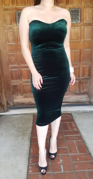 Image of Leslie Velvet Dress
