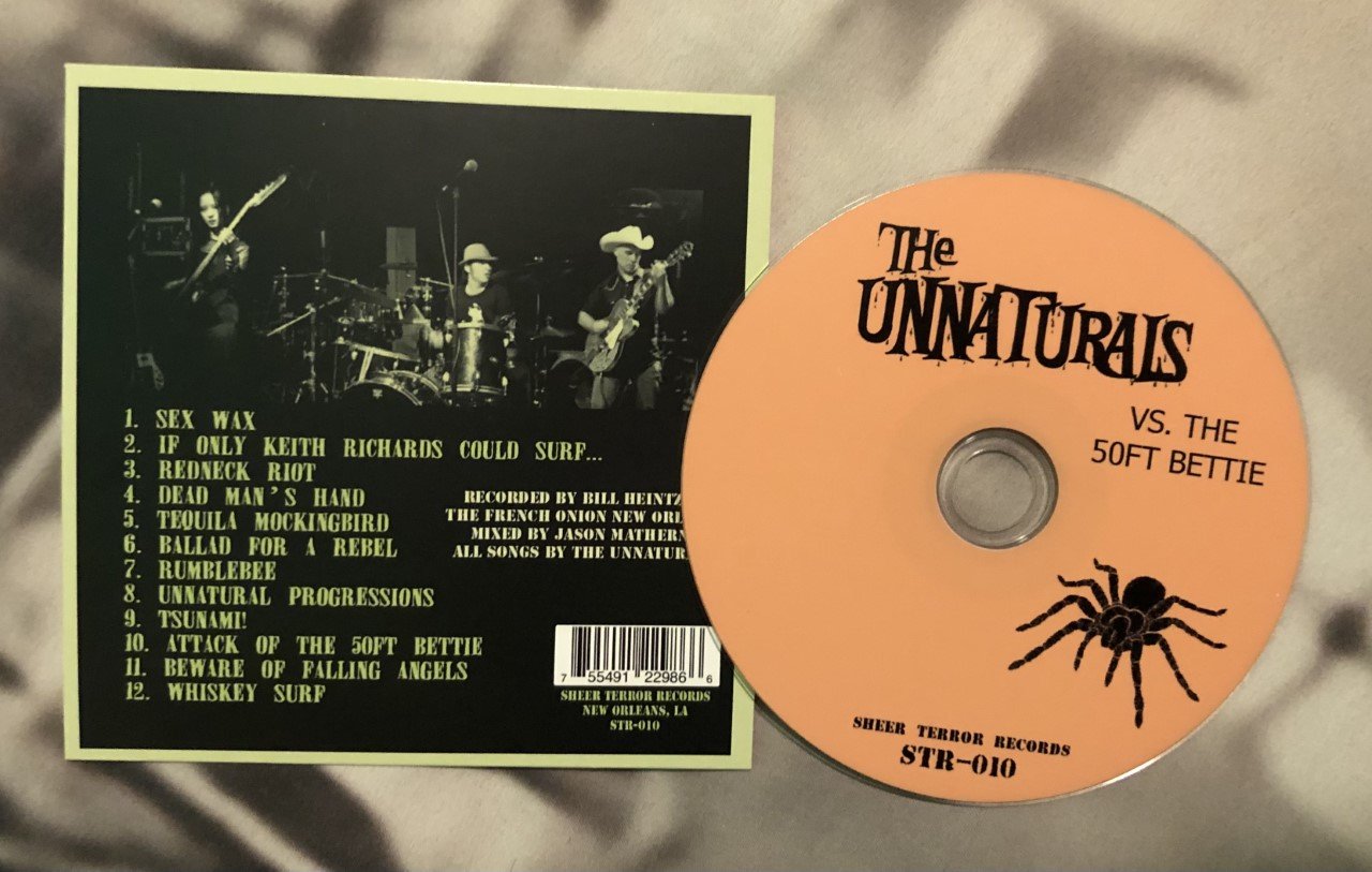 Image of The Unnaturals Vs The 50ft Bettie CD