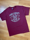 T-Shirt: Southern Rockers - Silver / Merlot