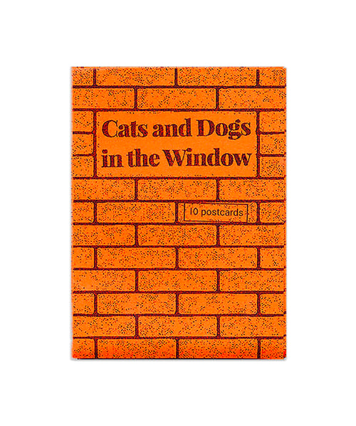 Image of 'Cats and Dogs in the Window' -  postcardset