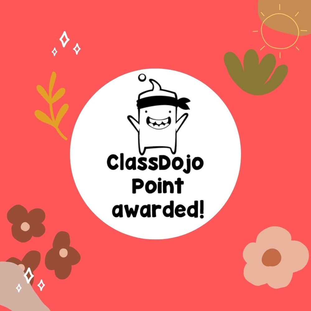 ClassDojo Point Awarded Stamp