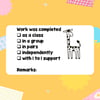 Work Checklist Stamp