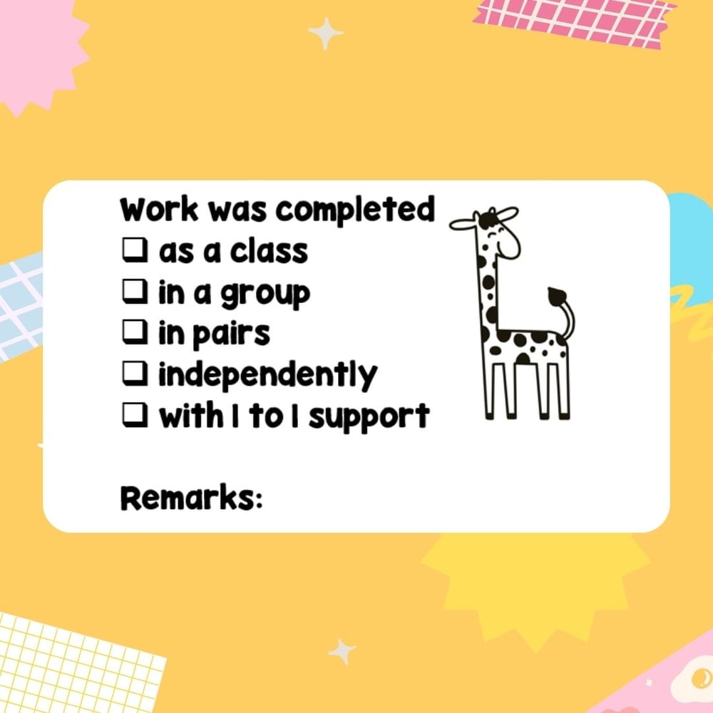 Work Checklist Stamp