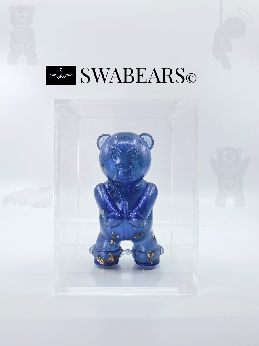 Image of BLUE/PURPLE GOLD LEAF SWABEAR