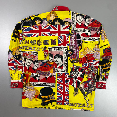 Image of 1990s Versace Rock Royalty button up shirt, size XL