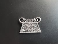 NP030 CZ Crystal Hmong Pendant 