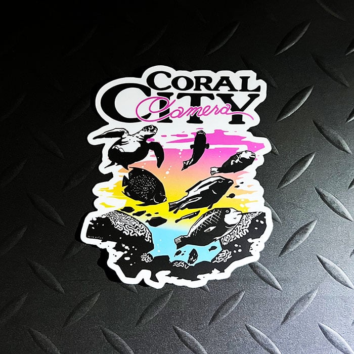 Image of Coral City Camera Sticker