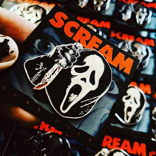 Image of Ghostface Enamel Pin