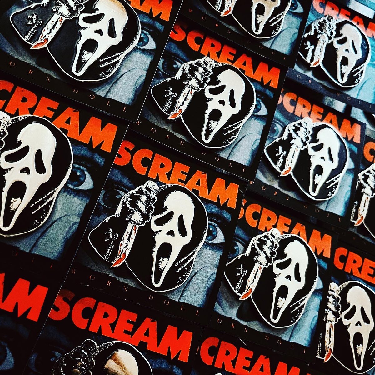 Ghostface Enamel Pin | WORN DOLL