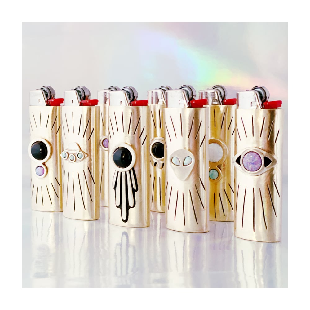 Space Lighter Case  Therese Kuempel Jewelry