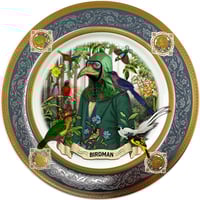Image 1 of Birdman - Large Fine China Plate - #0773