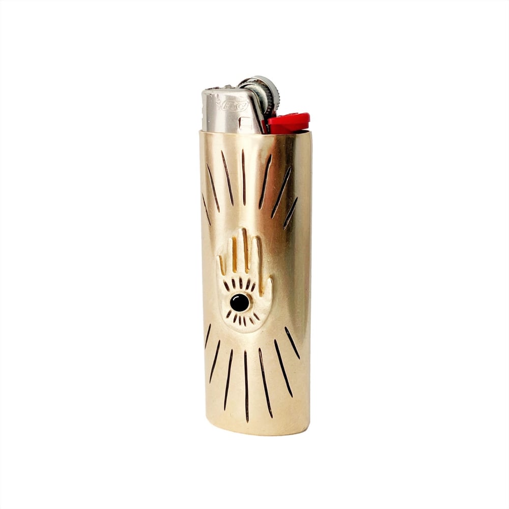 Image of Protector Lighter Case with Black Onyx