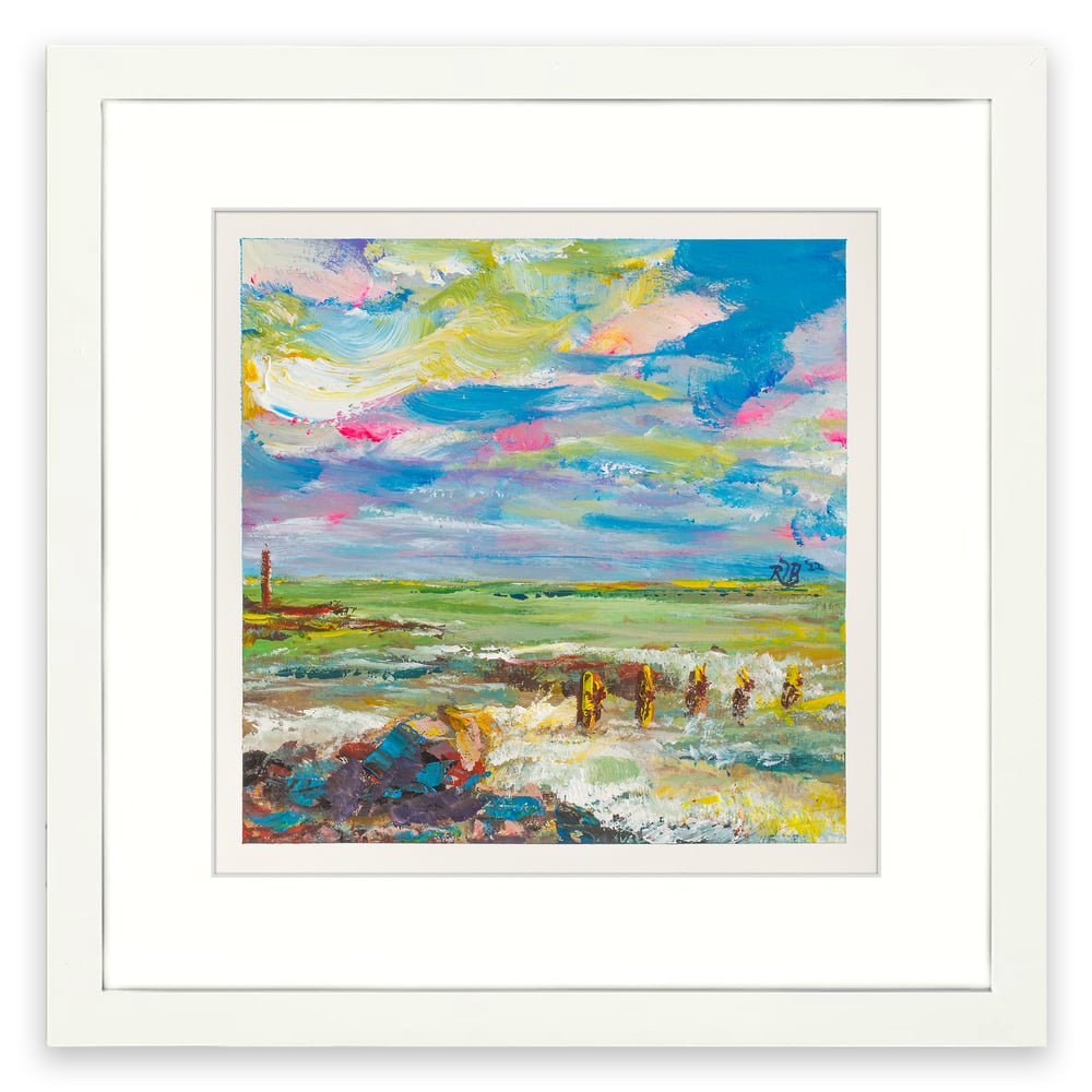 Image of ||ON SALE||</br>Lake Michigan Was Angry that Day... Pt 6 ||FRAMED||