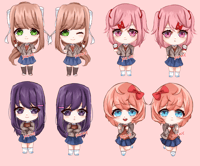 Image 3 of [FINAL SALE] DDLC Memo Standees (IN-STOCK) 