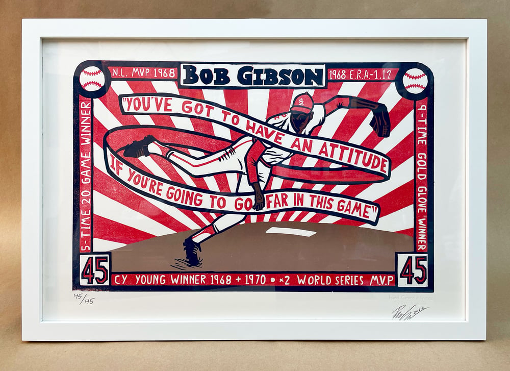 Image of BOB GIBSON poster 