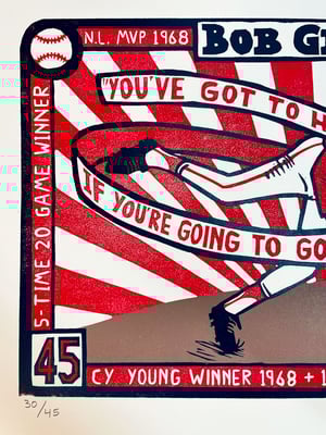 Image of BOB GIBSON poster