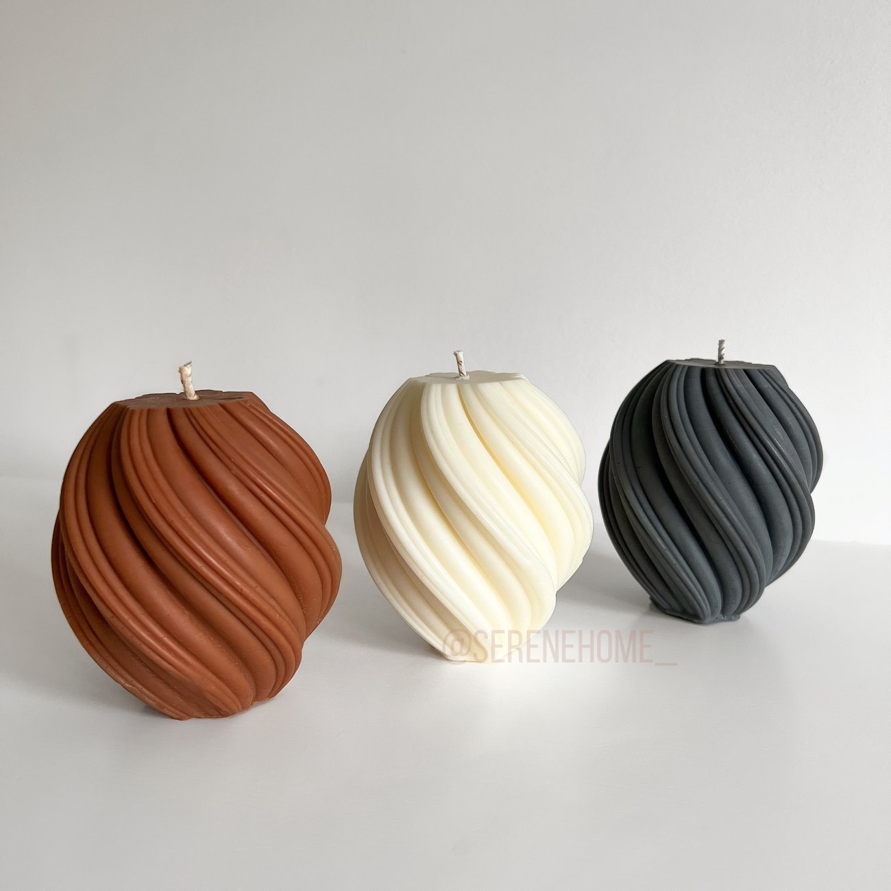 Swirl Candle Serene Home