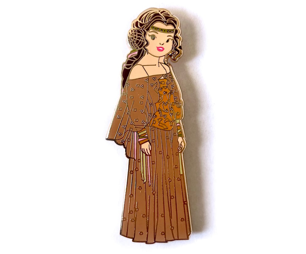 Image of Padmé Amidala Flower Dress Enamel Pin