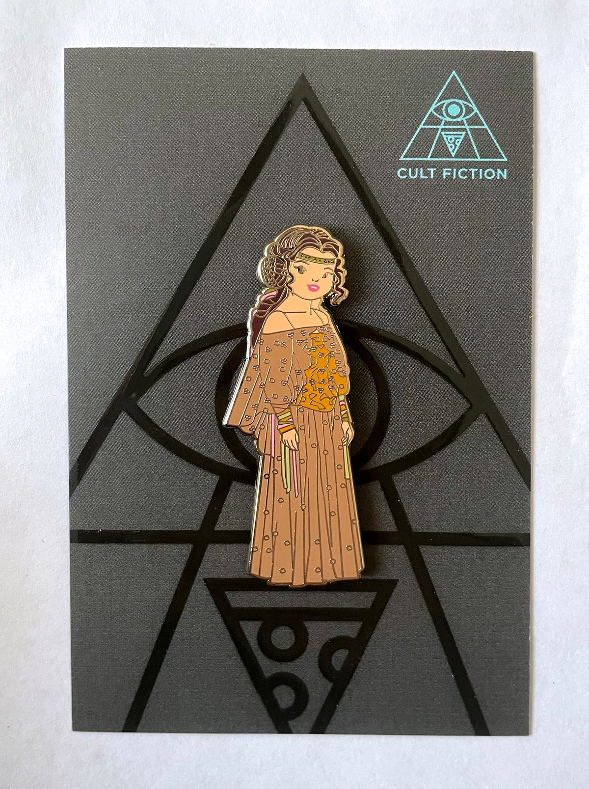 Image of Padmé Amidala Flower Dress Enamel Pin