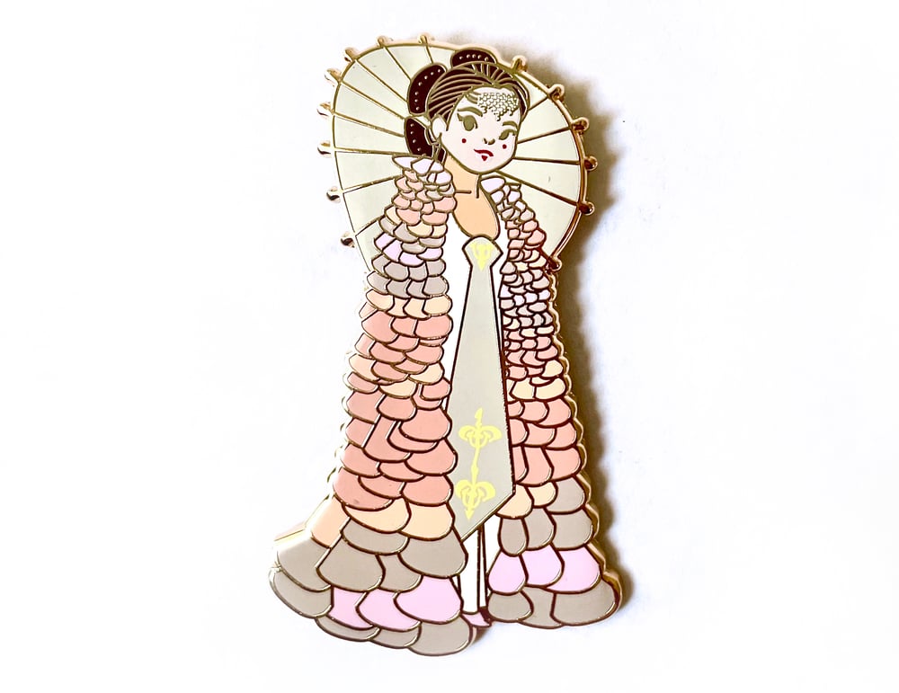 Image of Padmé Amidala Parade Dress Enamel Pin