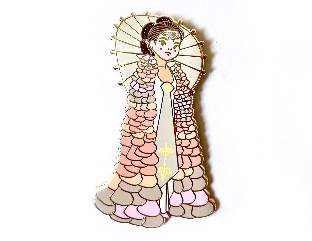 Image of Padmé Amidala Parade Dress Enamel Pin