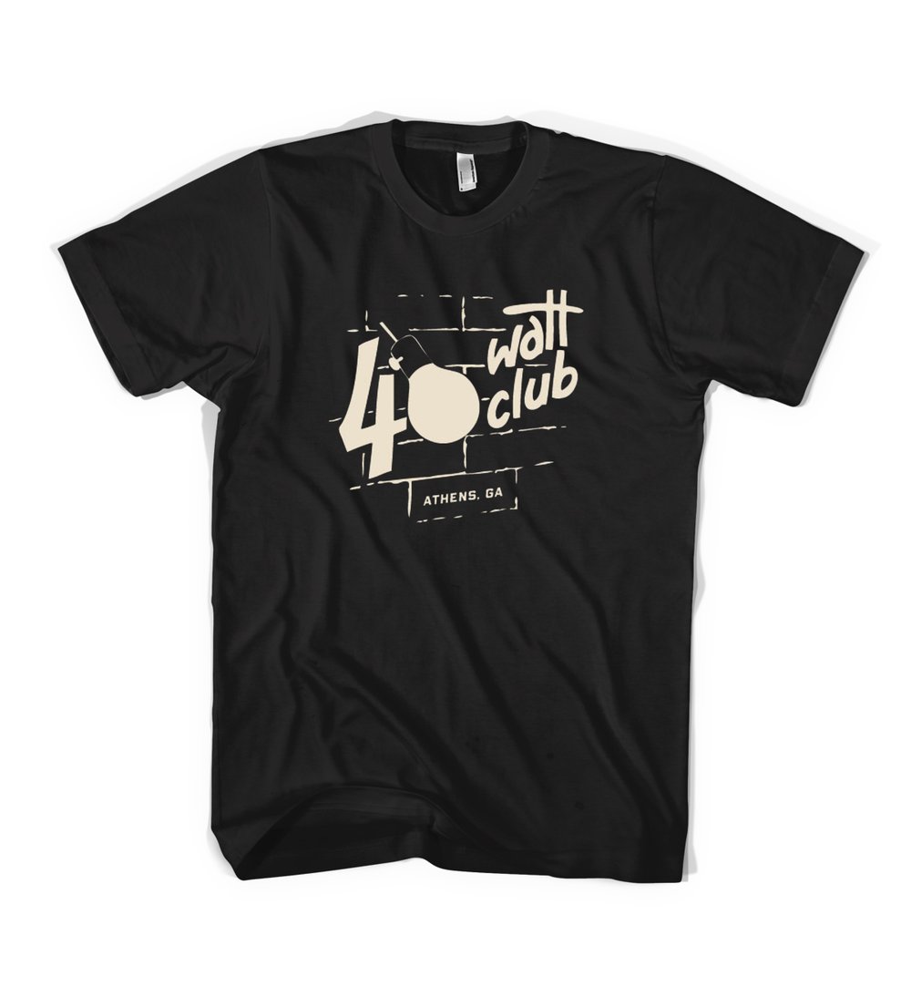 40 Watt Club Shirt w/ "Athens, Ga" Text - Lightweight