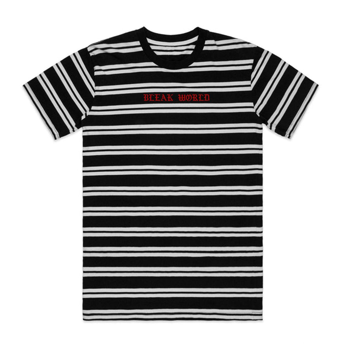 Classic Stripe logo embroidered T-Shirt | Bleak World