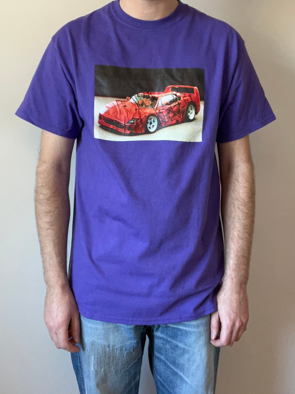 F40 crash tee sample 