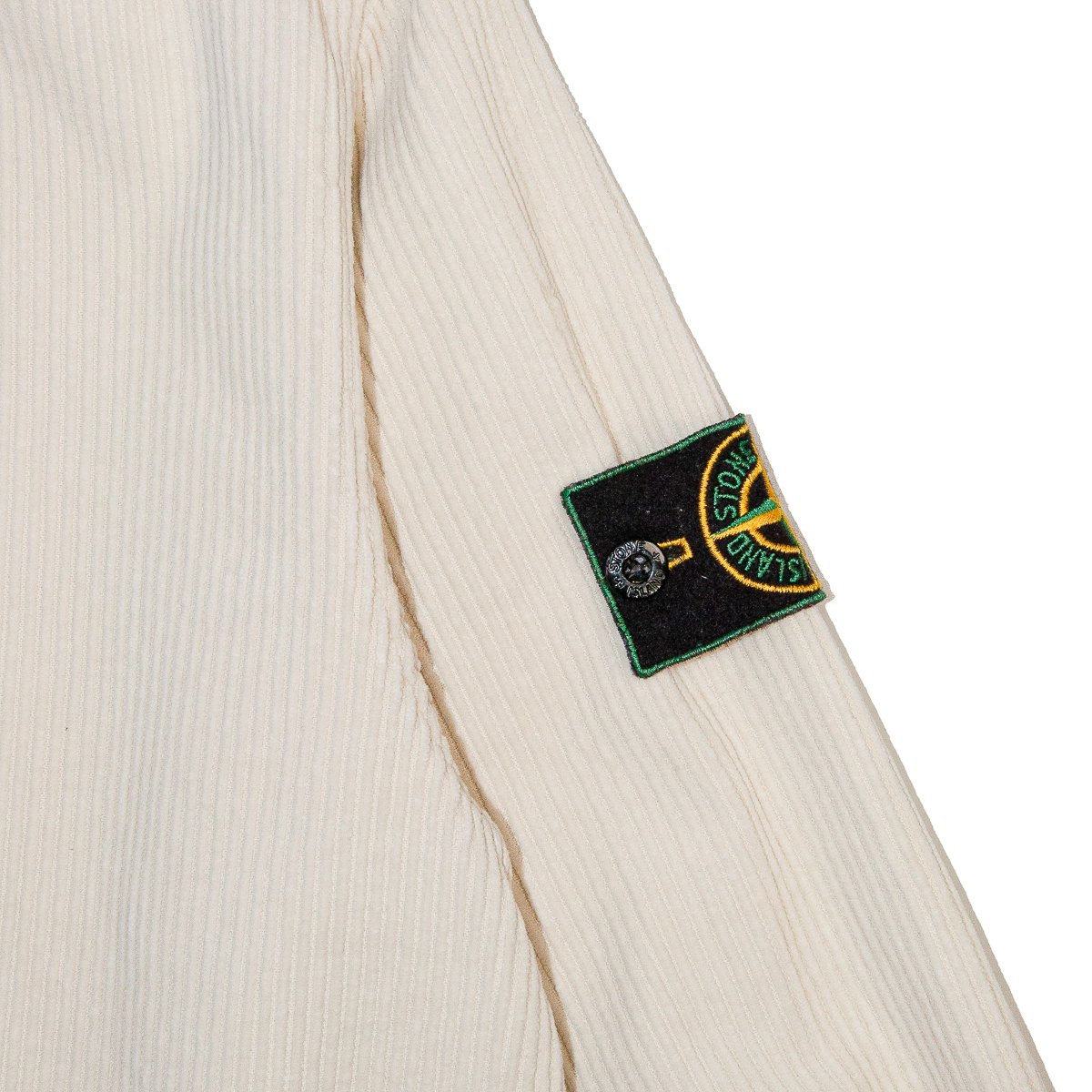 Image of Stone Island 1994 Cream Corduroy Overshirt