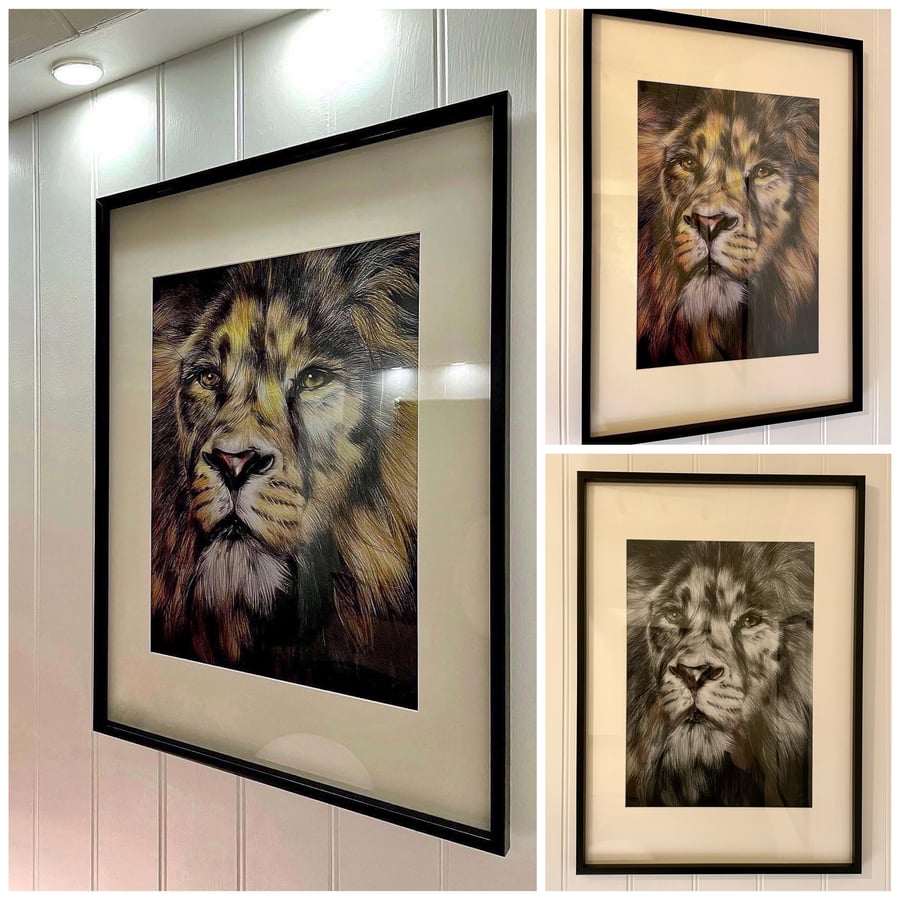Image of Lion print