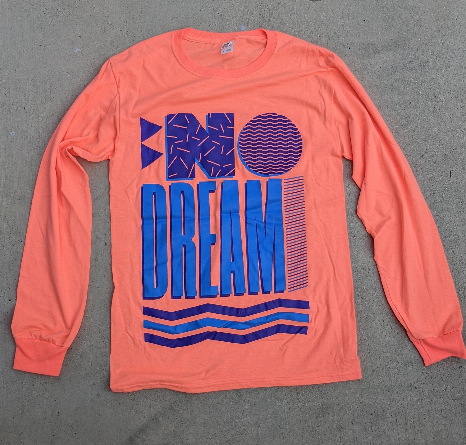 Image of 90S DESIGN - LONG SLEEVE CORAL