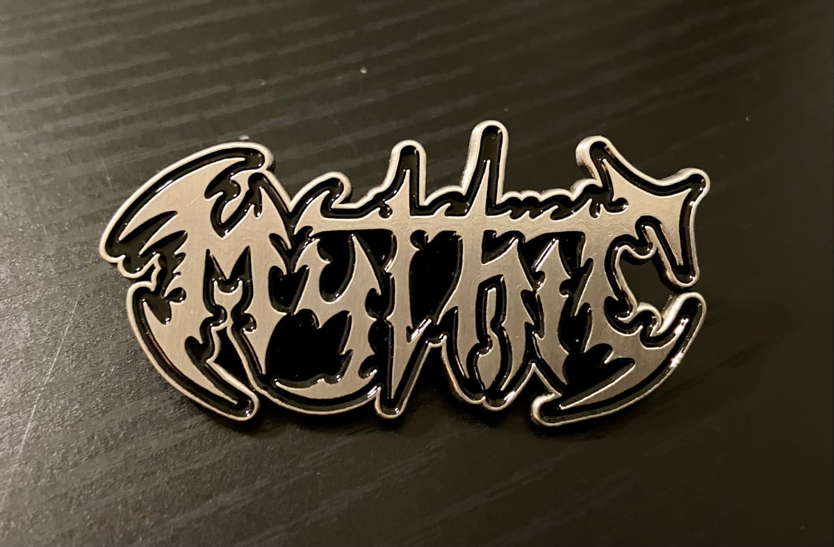 Official Mythic Merch — Metal logo pin