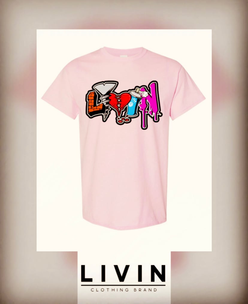 Pink Kids Graffiti Shirt