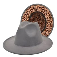 Image 1 of Leopard Fedoras 