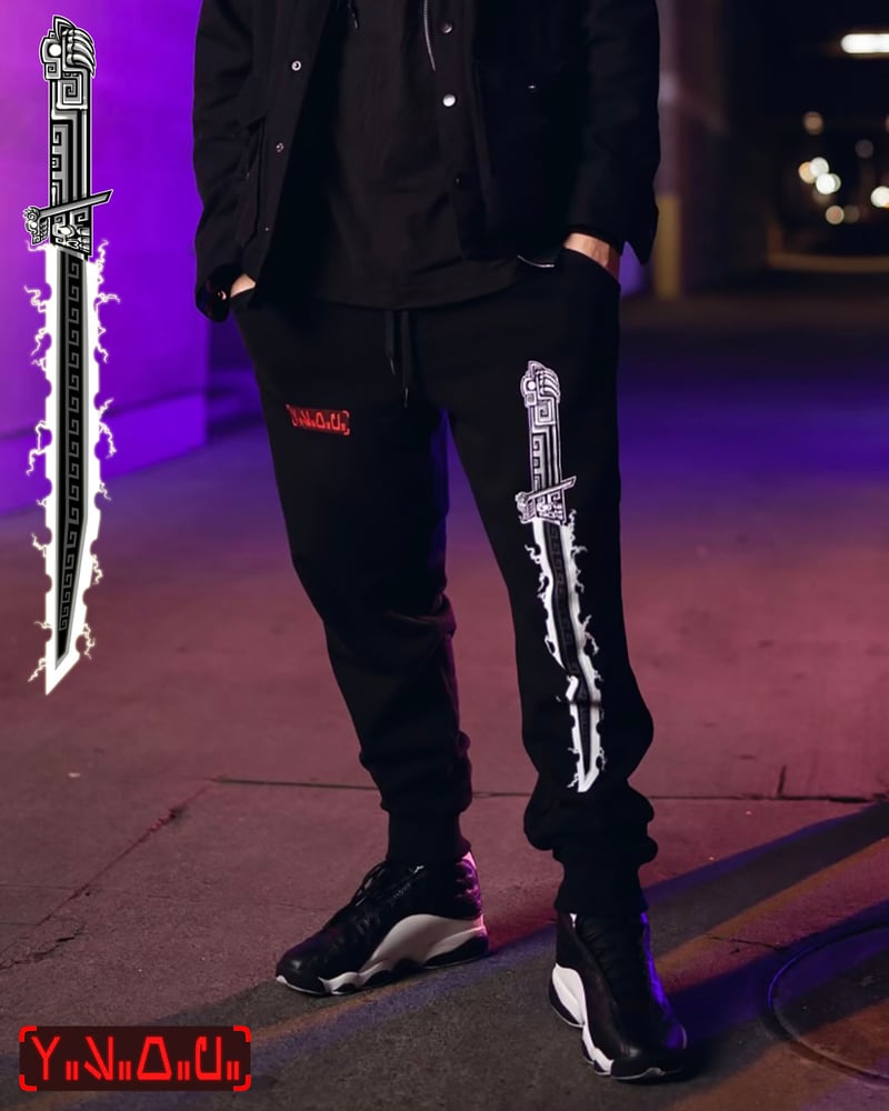 Image of Aztec Black Saber sweatpants