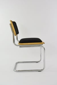 Image 2 of Chaises type Cesca velours noir